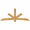 Ekena Millwork Alberta Rough Sawn Timber Gable Bracket, Western Red Cedar, 96"W x 40"H x 6"D x 6"F, 10/12 Pitch GBW096X40X0606ALB00RWR - alternate 1